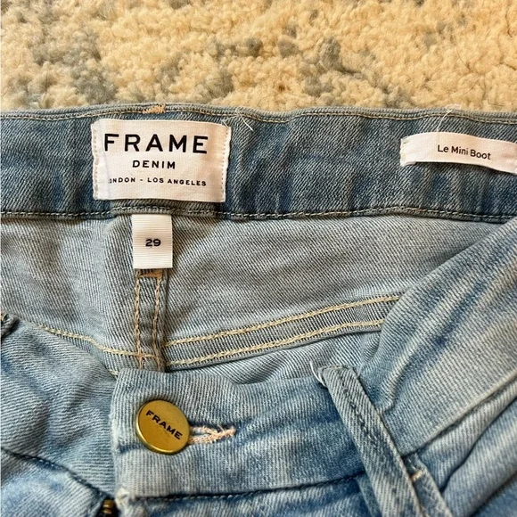 Frame denim Le mini boot light wash jeans - Picture 5 of 5